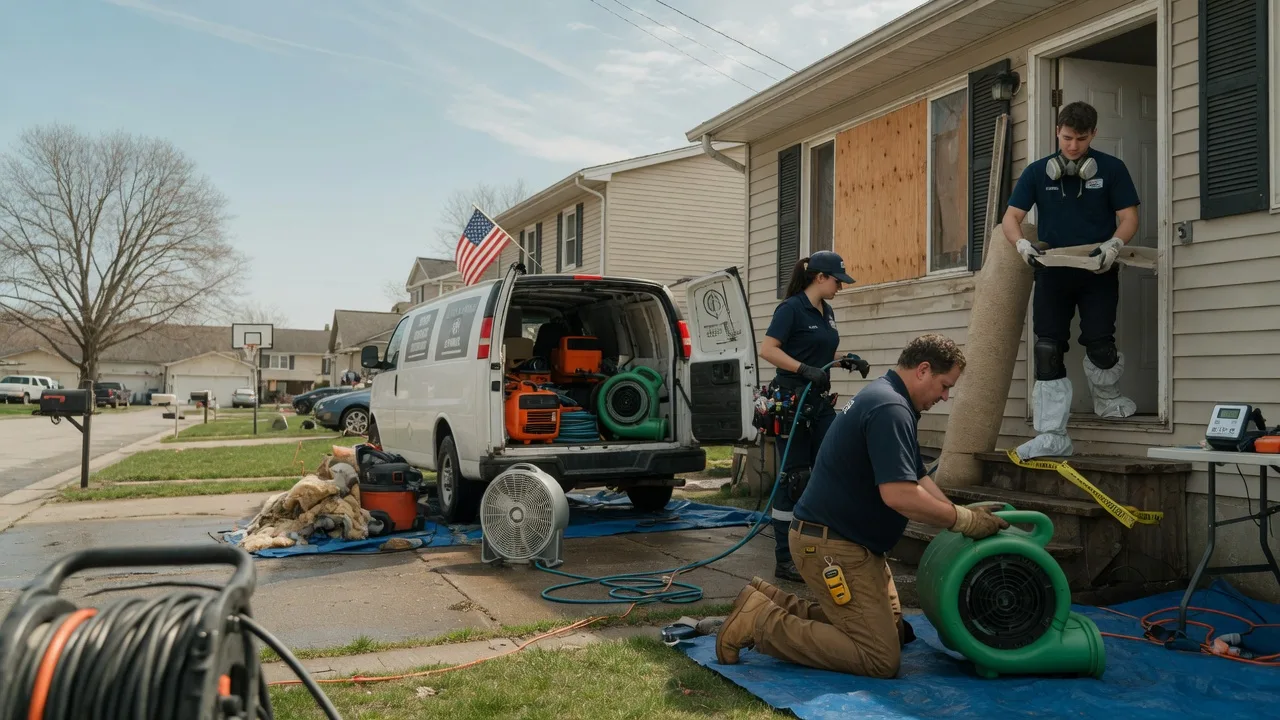 Water Damage Restoration in Plover, IA near me